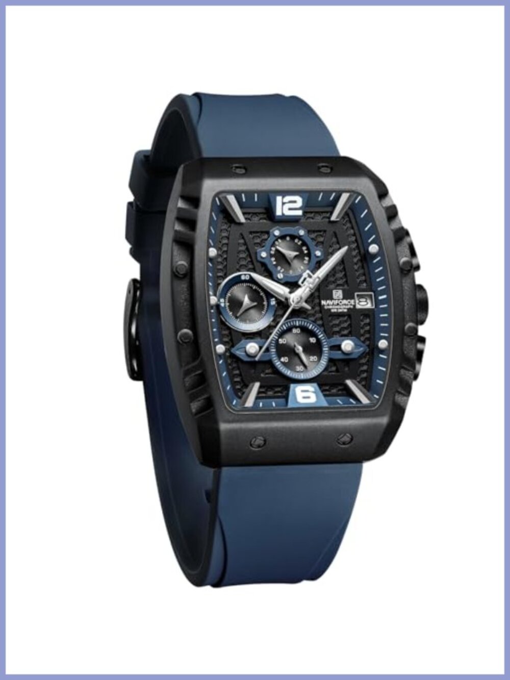 Men's Quartz Analog Watch with Chronograph Auto Date Luminous Waterproof